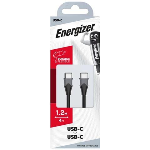 Cavo Di Ricarica E Dati Usb-c A Usb-c 2.4a 480mbps 1.2m Antinodo, Nero - Foto 2