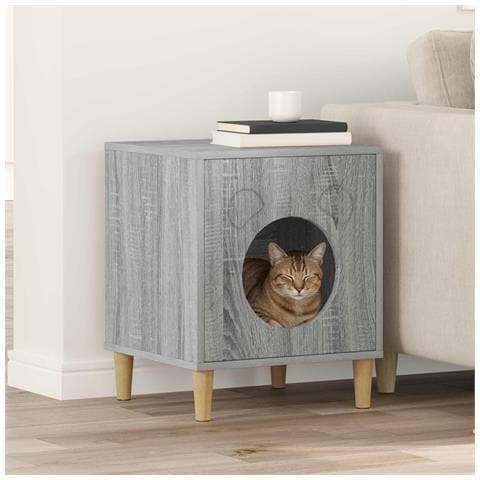 Casa per Gatti Grigio Sonoma 42,5 x 40 x 53 cm - Foto 2