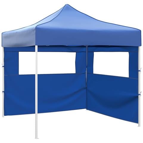Tenda Party Blu 291 x 291 x 315 cm Tessuto Oxford - Foto 1
