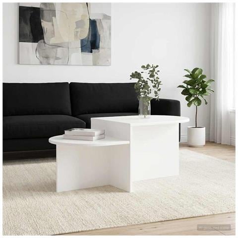 Tavolino da salotto Bianco 100 x 50 x 40 cm - Foto 2