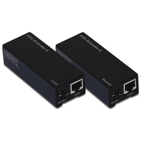 Estensore Di Linea Per Monitor Vga Fino A 80 Metri Con Cavo Cat 5 - Foto 2