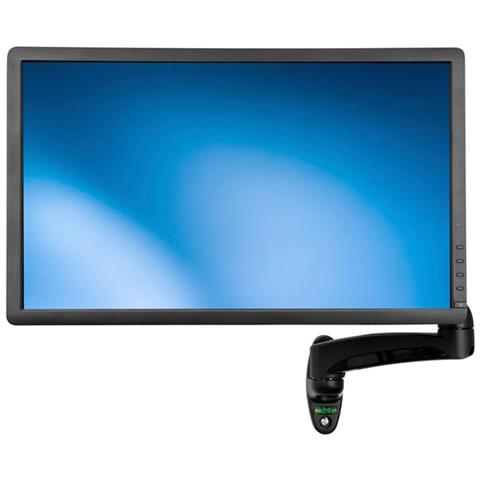 Supporto da Parete per Monitor a Singolo braccio - Regolazione Altezza (LED, LCD, Plasma) One-Touch - Foto 6