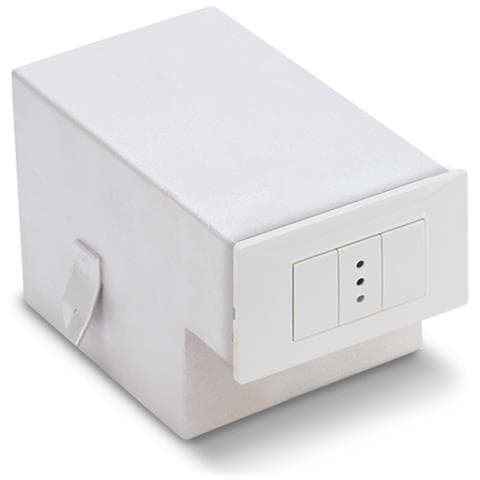 Cassaforte Invisibile A Muro Finta Presa Di Corrente Elettrica A Chiave Con Cassetto E Vano Technomax Sm / 2 - Foto 3