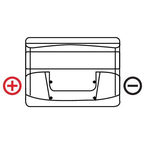 Exfb501 Batteria 12v 50 Ah 450 A Daewoo Kalos - Foto 2