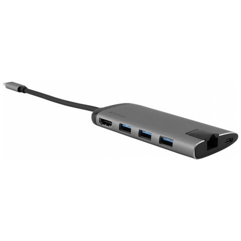 USB-C adatt. USB 3.1 GEN 1 USB 3.0 + HDMI + SDHC + Mi - Foto 5