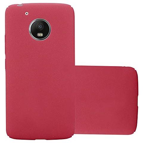 Custodia Compatibile Con Motorola Moto G5 In Frosty Rosso - Hard Case Coperchio Protettivo In Frosted Look Contro I Graffi E Gli Urti - Foto 1