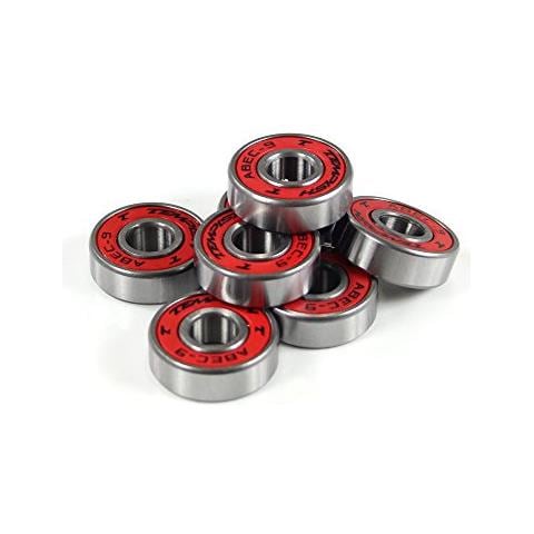 Cuscini Cuscinetti Ad Aria Per Pattini Skateboard Abec9 Chrome 8 Pezzi - Foto 1
