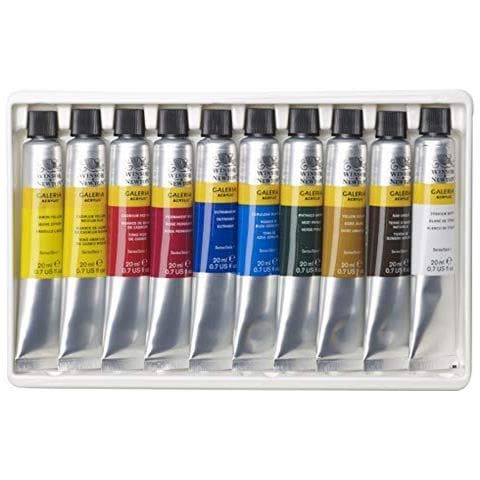 Winsor Newton Galeria Acrilico 10 X 20 Ml Tubo Di Vernice Set - Foto 4
