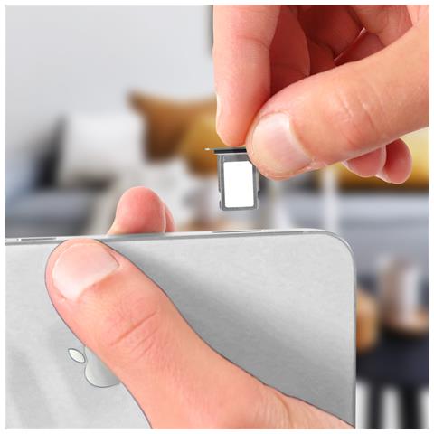 Alloggio Sim Iphone 12 / 12 Pro Supporto Scheda Nano Sim Di Ricambio - Argento - Foto 8