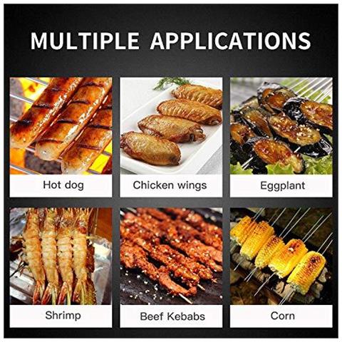 Barbecue Marshmallow Torrefazione Stick Set Di 8 Telescopica Allungabile Rotating Smores Spiedini Hot Dog Forcella Da 32 Pollici Bambini Camping Campfire Fire Pit Accessori 8 Pezzi (non Spiedi Di Bamb) - Foto 4