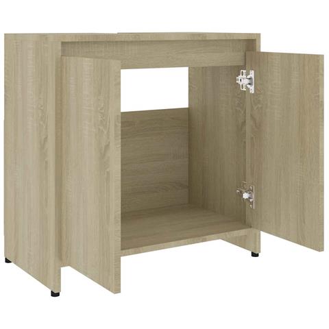 Mobile da Bagno Rovere Sonoma 60x33x61 cm Legno Multistrato - Foto 9