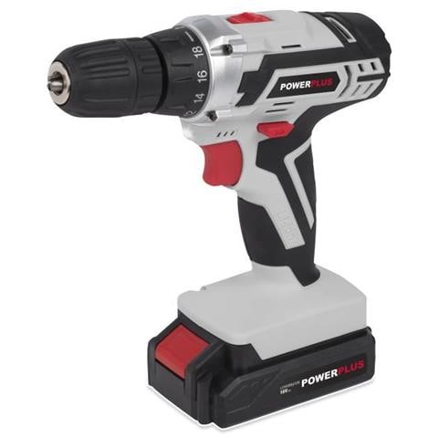 POWC1061 trapano senza fili Trapano con impugnatura a pistola Nero, Grigio, Rosso 1400 Giri / min Ioni di Litio 1,3 Ah 1,48 kg - Foto 1