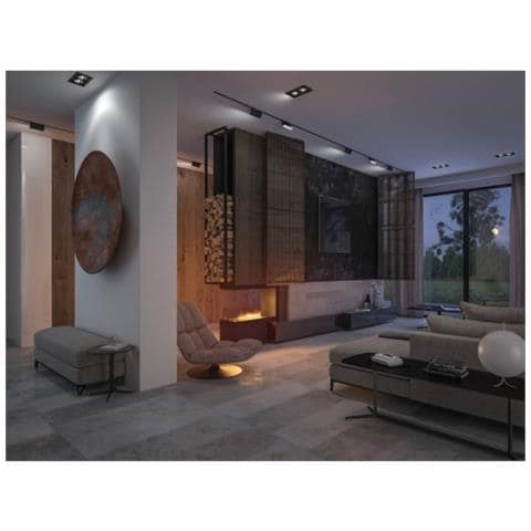 Inside U800 - Biocamino Trifacciale Coibentato Camino A Bioetanolo Da Incasso - Foto 2