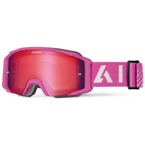 Mascherina Moto Xr1 Pink Matt | Red Mirrored Lens - Foto 1