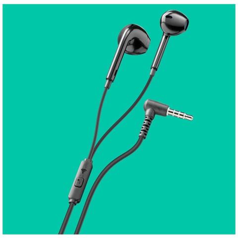 Stero Capsule Auricolari a capsula con microfono Nero - Foto 1