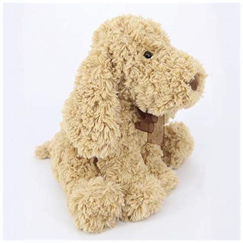 Goldendoodle Barboncino Cucciolo Di Peluche, Adorabile Cane Di Peluche Labradoodle Per Bambini Ragazzi Ragazze Compleanno Natale Regalo Della Buonanotte, 118a Marrone - Foto 2