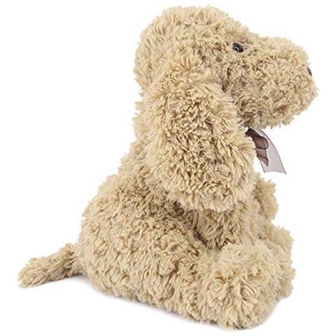 Goldendoodle Barboncino Cucciolo Di Peluche, Adorabile Cane Di Peluche Labradoodle Per Bambini Ragazzi Ragazze Compleanno Natale Regalo Della Buonanotte, 118a Marrone - Foto 3