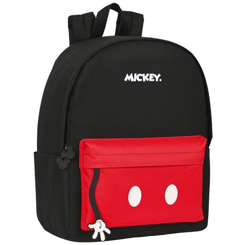 Zaino Per Portatile Mickey Mouse Clubhouse Mickey Mouse Rosso Nero (31 X 40 X 16 Cm) - Foto 1