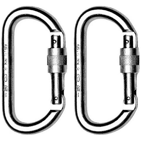 Moschettone Di Sicurezza Alluminio 150 X 57 Mm (2 Unità) - Foto 1