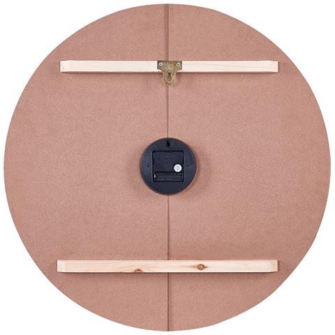 Orologio Da Parete In Legno Chiaro Ø 60 Cm Cabic - Foto 2
