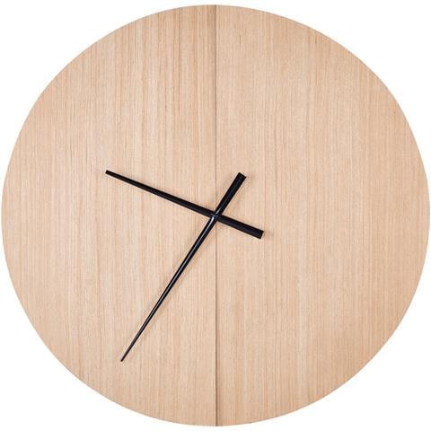Orologio Da Parete In Legno Chiaro Ø 60 Cm Cabic - Foto 5