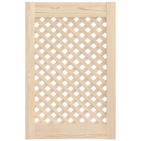 Ante Con Design A Reticolo 2 Pz 39,5x61,5 Cm In Legno Di Pino - Foto 3