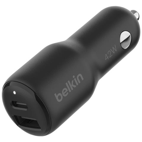 CARICABATTERIA DA AUTO DOPPIO USB-C 30W +USB-A 12W - Foto 1