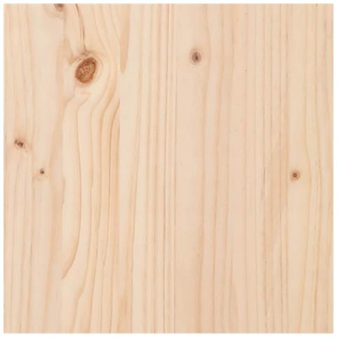 Giroletto con Cassetti Bianco 135x190 cm Legno Massello di Pino - Foto 10