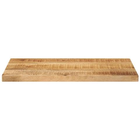 Piano Per Tavolo 40x20x3,8cm Rettangolare Legno Di Mango Grezzo - Foto 3