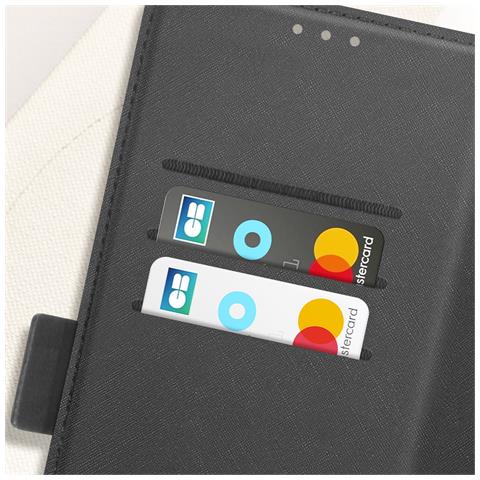 Custodia A Libro Per Samsung Galaxy A16 Lembo Di Supporto Video, Nero - Foto 5