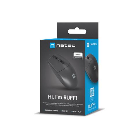 Ruff Plus mouse Ufficio Mano destra USB tipo A Ottico 1200 DPI - Foto 8