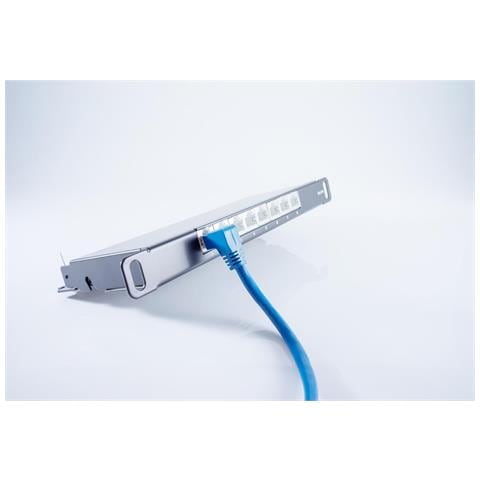 Cavo Patch Di Rete Per Connettività Massima S/conn Cat 6 S/ftp Pimf Angolo Dritto Blu 30 M (08-64041) - Foto 1