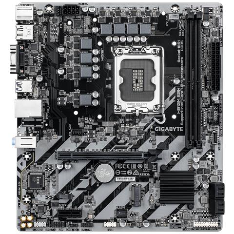 H810M S2H Scheda madre - CPU Intel Core Ultra (Serie 2), VRM a 4+1+2 fasi, fino a 6400 MHz DDR5, 1xPCIe 4.0 M. 2, LAN 1GbE, USB 3.2 Gen 1 - Foto 2