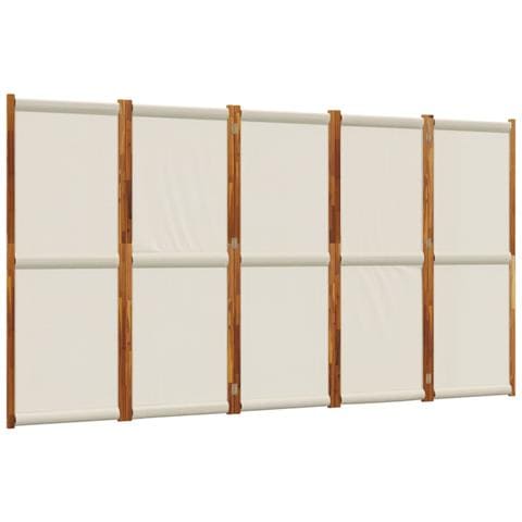 Divisorio A 5 Pannelli Grigio Chiaro 350x180 Cm - Foto 2