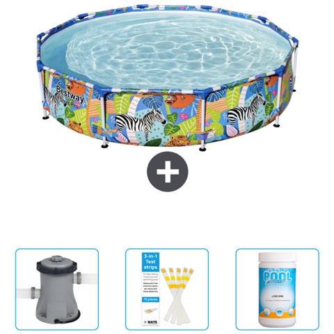 Piscina Fuori Terra - In Giro - 305x66 Cm - Multi - Include Accessori Coordinati Cb37 - Foto 1