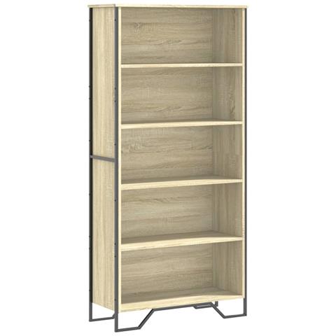 Lusso Casadino - Libreria Rovere Sonoma 80x31x169 Cm In Truciolato - Foto 1