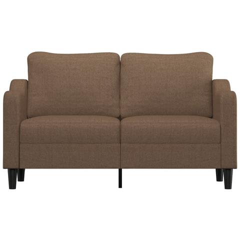 Lusso Casadino -  Divano A 2 Posti Marrone 140 Cm In Tessuto - Foto 2