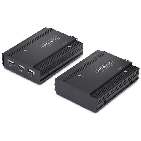 StarTech.com KVM Extender DisplayPort su fibra ottica, 4K 60Hz, kit di estensione, fino a 300m (multimodale) con moduli SFP+ preinstallati, 3x USB HID - Foto 8