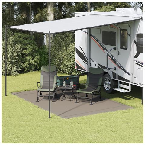 Accessorio per Tenda Grigio Chiaro Poliestere 250 x 400 cm - Foto 2
