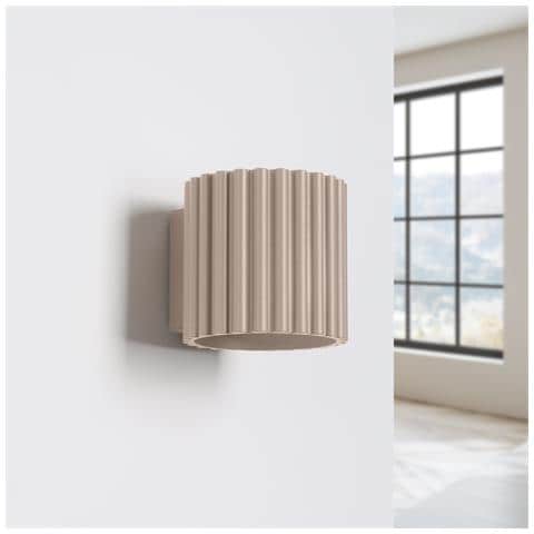 Lampada Da Parete Aura Taupe G9 Sl. 1816 - Minimalist Lampada Da Parete Talpa 10x10x12 Cm - Foto 2