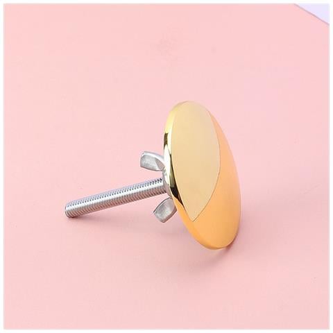 Copriforo Lavello: Sigillo Antigoccia & Tappo Decorativo Per Lavabo Cucina - Lega Di Zinco & Acciaio Inossidabile Gold - Foto 5