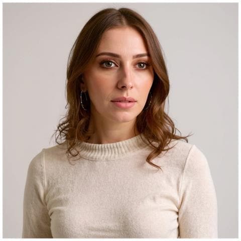 Orecchini A Cerchio In Argento Sterling 925 Con Cristallo Sw Blu E Iridescente. Argento Unico - Foto 5