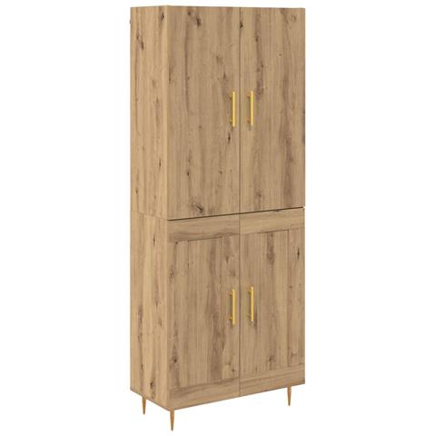 Credenza Rovere artigianale 69,5 x 34 x 180 cm - Foto 1
