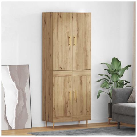 Credenza Rovere artigianale 69,5 x 34 x 180 cm - Foto 2