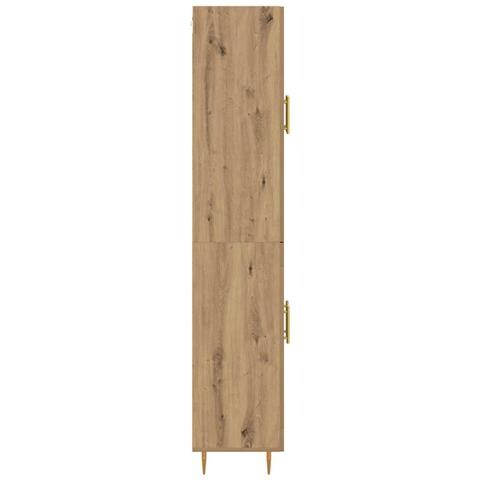 Credenza Rovere artigianale 69,5 x 34 x 180 cm - Foto 9
