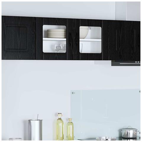 Mobile da cucina Rovere Nero 80 x 31 x 40 cm Legno multistrato - Foto 2