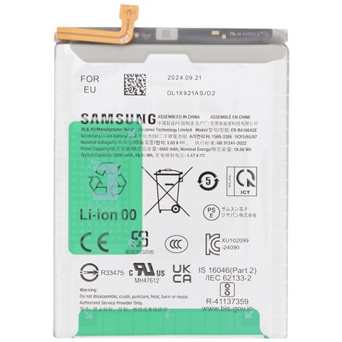 Batteria Originale Per Galaxy A26 5000mah Modello Eb-ba266aby Service Pack, Grigio - Foto 1