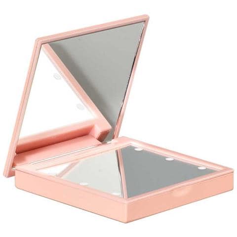 Specchio Led Per Trucco - Pieghevole Con 6 Luci Pink - Foto 1