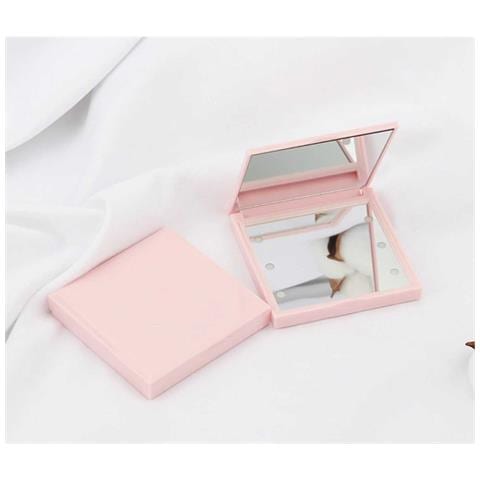 Specchio Led Per Trucco - Pieghevole Con 6 Luci Pink - Foto 2