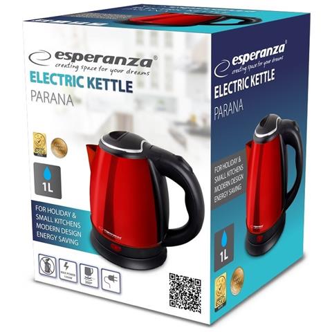 Ekk128r Bollitore Elettrico Parana 1 L, Rosso 1350 W - Foto 2